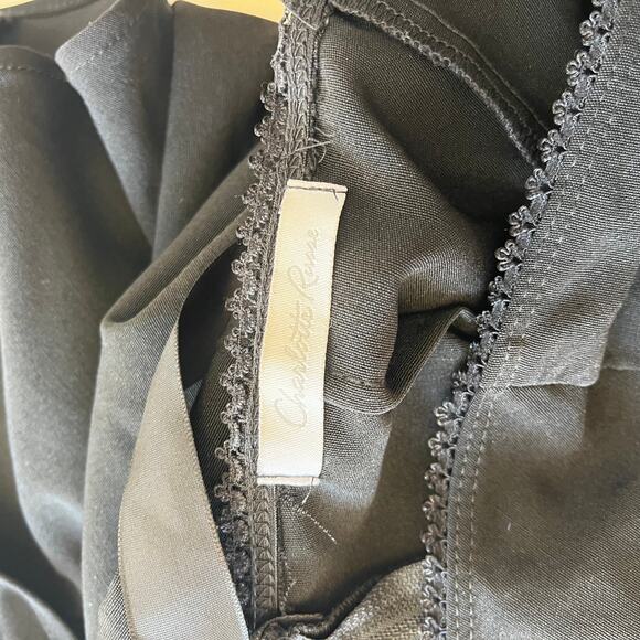 Vtg Y2K 2000s Strapless Black Belted Event Dress Sz S Whimsygoth Fairy Grunge - Picture 9 of 9